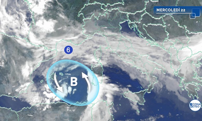 meteo satellite mercoledì