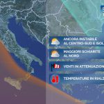 Da giovedì tempo in miglioramento