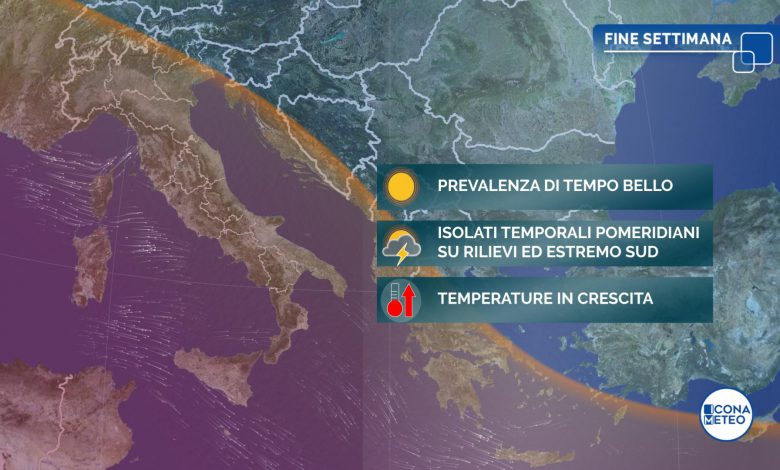 Weekend con ampie schiarite ma forti venti