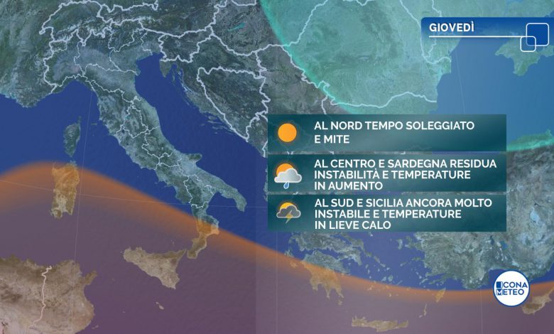 meteo giovedì sommario