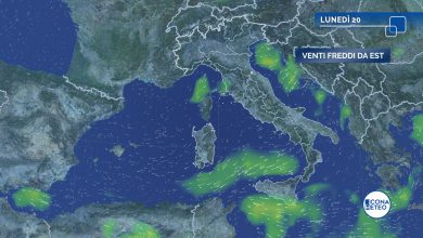 Photo of PIOGGIA e ARIA FREDDA in arrivo da lunedì: possibili fenomeni intensi