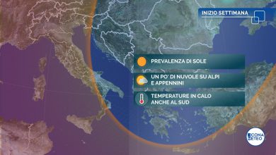 Photo of ALTA PRESSIONE e SOLE, persistono CORRENTI FRESCHE: i dettagli