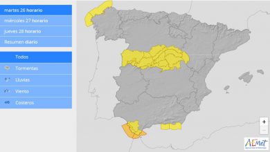Photo of Permane l’ALLERTA MALTEMPO sulla SPAGNA