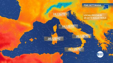 Photo of WEEKEND variabile con RISCHIO di qualche TEMPORALE pomeridiano: ecco dove