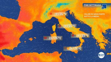 Photo of Fase INSTABILE, PIOGGE e TEMPERATURE in calo: le zone interessate
