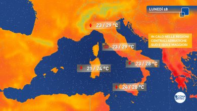 Photo of Inizio di settimana con PIOGGE e TEMPORALI in agguato: i dettagli