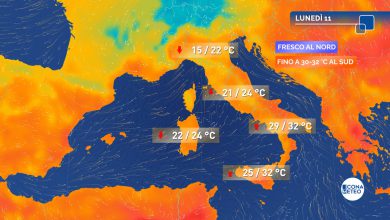 Photo of CALDO ANOMALO al Sud e sulle Isole: valori tipici dell’ESTATE