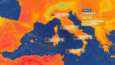 Photo of Tra oggi e il WEEKEND nuovo aumento delle TEMPERATURE