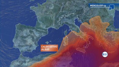 Photo of Nuove PIOGGE al Nord. Al Sud sarà CALDO ESTIVO: le zone più bollenti
