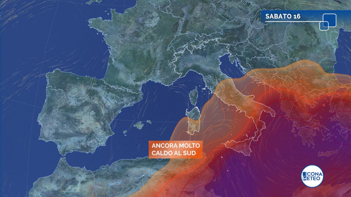 meteo weekend sabato