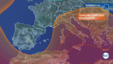 Photo of WEEKEND stabile ma dalla sera di DOMENICA rischio di FORTI TEMPORALI