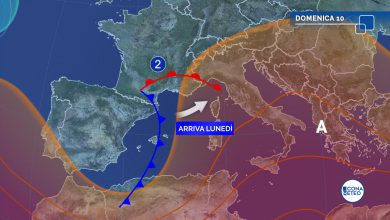 Photo of Lunedì rischio di FORTE MALTEMPO al Nord: i dettagli