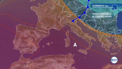 Photo of METEO, c’è ancora il rischio di PIOGGE E TEMPORALI: ecco dove