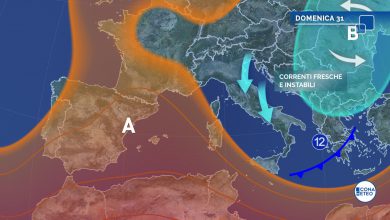 Photo of Fine maggio molto INSTABILE, domenica ancora PIOGGE: ecco dove