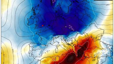 Photo of Da lunedì torna l’INVERNO in mezza EUROPA: freddo e NEVE