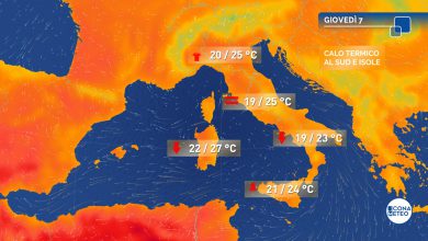 Photo of Da oggi ANTICICLONE di nuovo sull’Italia e CALDO in aumento