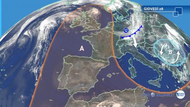 Photo of METEO, venerdì con FORTI TEMPORALI: le zone a rischio