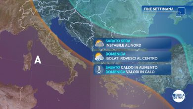 Photo of Tempo stabile e CALDO, ma in serata TEMPORALI anche FORTI al NORD