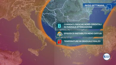 Photo of Meteo, GIUGNO al via sotto il segno dell’instabilità