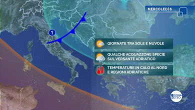 Photo of Breve PARENTESI INSTABILE con temperature in calo, ma non dappertutto