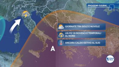 Photo of La PROSSIMA SETTIMANA inizia col ritorno del SOLE al Nord