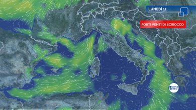 Photo of Prima parte di settimana con FORTI PIOGGE al Centro-Nord