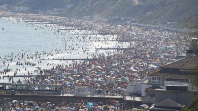 Photo of Gran CALDO anche in INGHILTERRA: SPIAGGE prese d’assalto