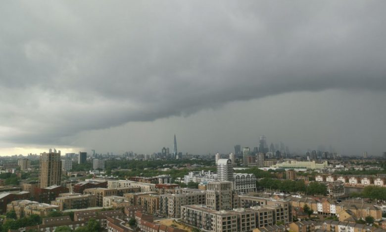 Londra: un fortissimo temporale si abbatte sulla città