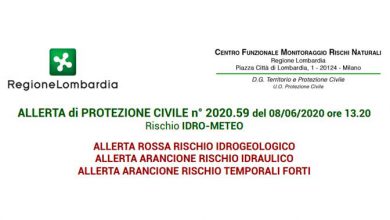 Photo of ALLERTA ROSSA IN LOMBARDIA: gli aggiornamenti