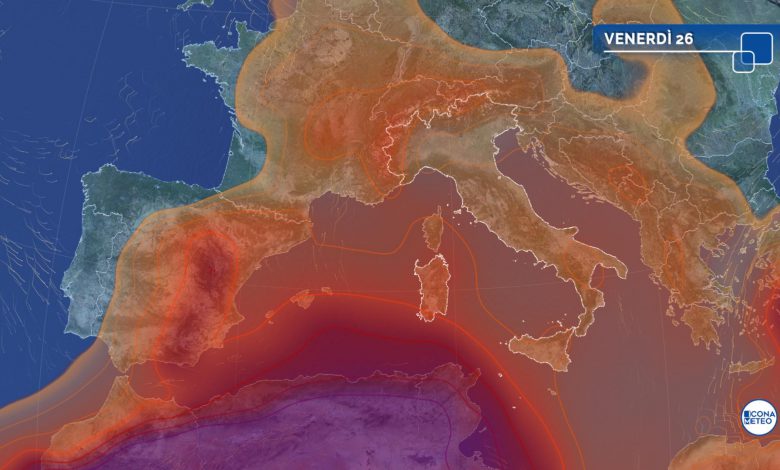meteo caldo prossimi giorni