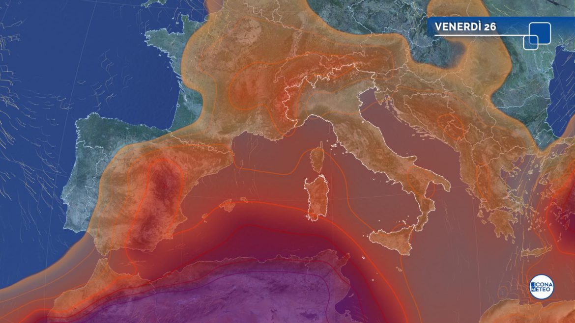 meteo caldo prossimi giorni
