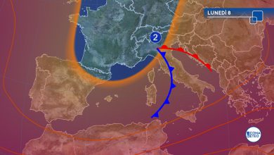 Photo of Lunedì di MALTEMPO: piogge e TEMPORALI su gran parte d’Italia