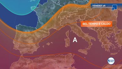 Photo of Oggi CALDO in aumento quasi ovunque: le zone oltre 30°C