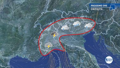Photo of Forte PERTURBAZIONE in transito: le zone a rischio NUBIFRAGI