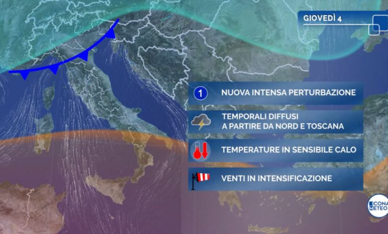 giovedì temporali