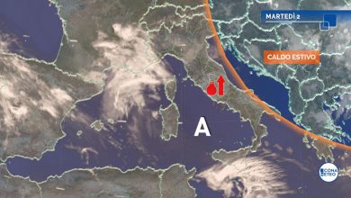 Photo of Il 2 GIUGNO parte stabile ma dal pomeriggio tornano i TEMPORALI