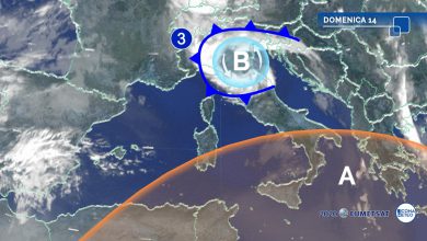 Photo of Meteo, VORTICE CICLONICO sull’Italia: gli effetti