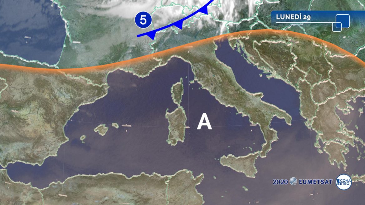 caldo temporali oggi