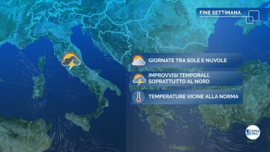 Photo of TEMPORALI isolati oggi sul NORD ITALIA: le zone interessate