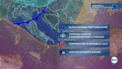 Photo of TEMPORALI al Nord e netto CALO DELLE TEMPERATURE: tutti i dettagli