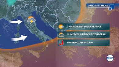 Photo of ROVESCI e TEMPORALI almeno fino a venerdì