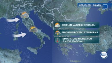Photo of La lunga FASE INSTABILE non molla la presa: TEMPORALI fino a quando?