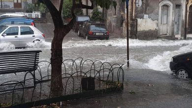 Photo of VIDEO – TEMPORALI e FORTE VENTO nel CATANESE: danni e disagi