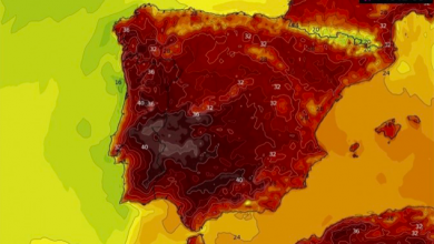 Photo of CALDO estremo in Portogallo e Spagna:  punte oltre i 42°C