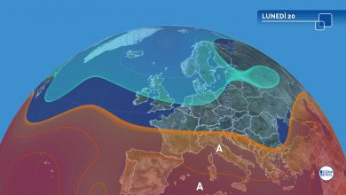 Photo of Torna a prevalere il SOLE sull’Italia, lunedì CALDO in aumento: i dettagli
