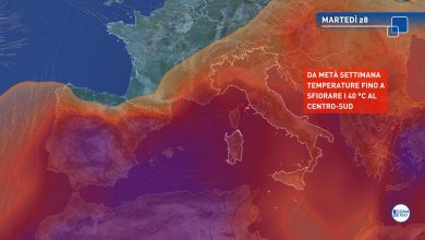 Photo of Meteo, dopo i nubifragi il CALDO AFRICANO: sfioreremo i 40 GRADI