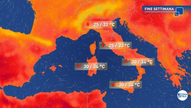 Photo of Dopo il CALDO tornano FORTI TEMPORALI e ARIA più fresca: le tempistiche