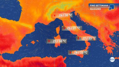 Photo of INSTABILITÀ e CALDO in ulteriore ATTENUAZIONE al Sud: ecco dove