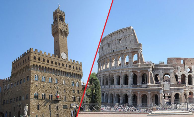 caldo roma firenze temperature