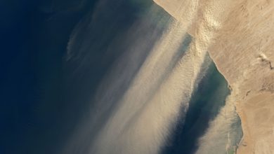 Photo of “FIUMI” di SABBIA dall’Africa sull’oceano Atlantico